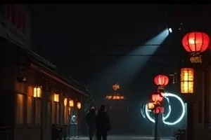 《零点之后》剧照,零点街道与亮着的窗